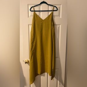 Zara Women’s Green Modal/Polyester Blend Dress